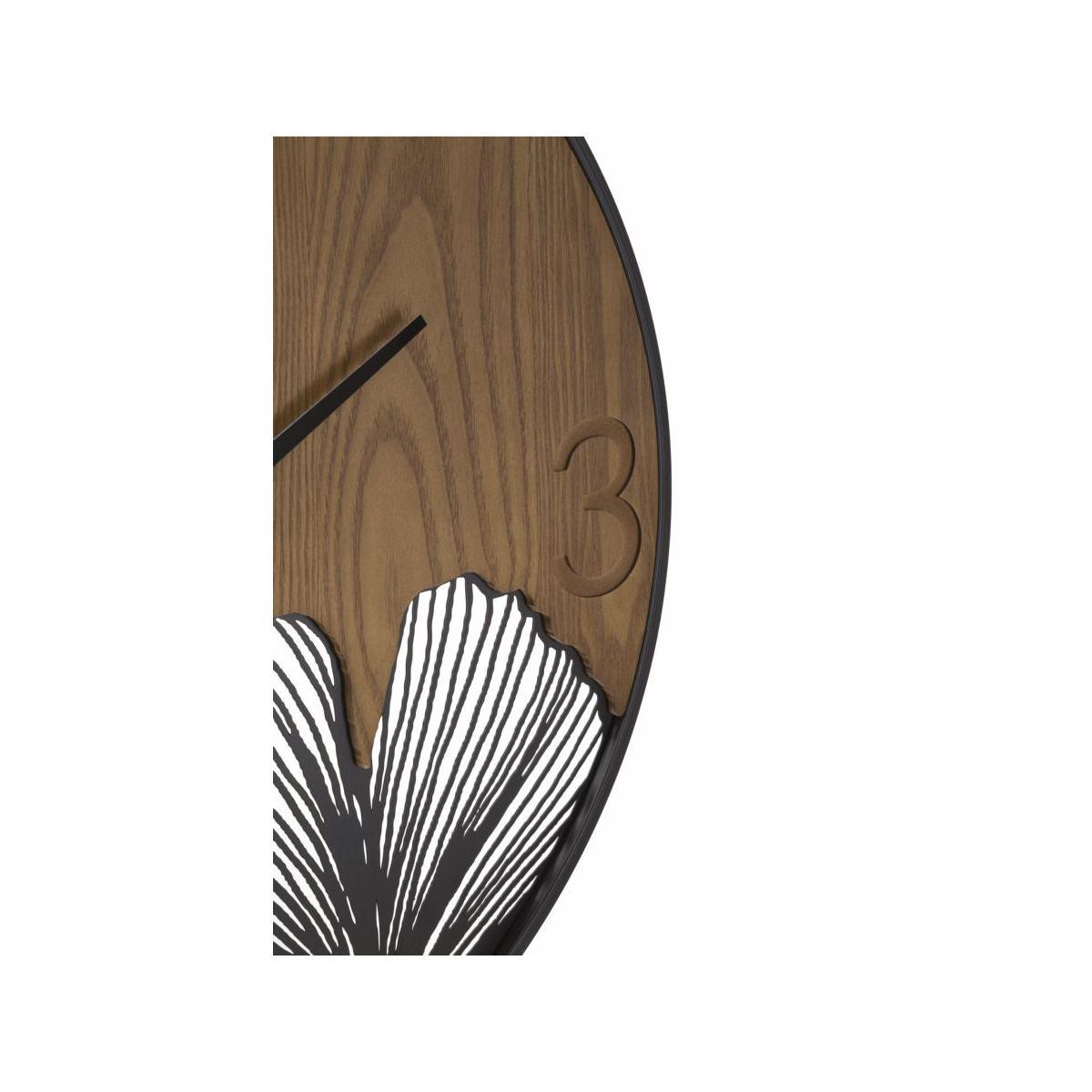 Orologio Muro Super Wood/Leaf cm.Ø60x2