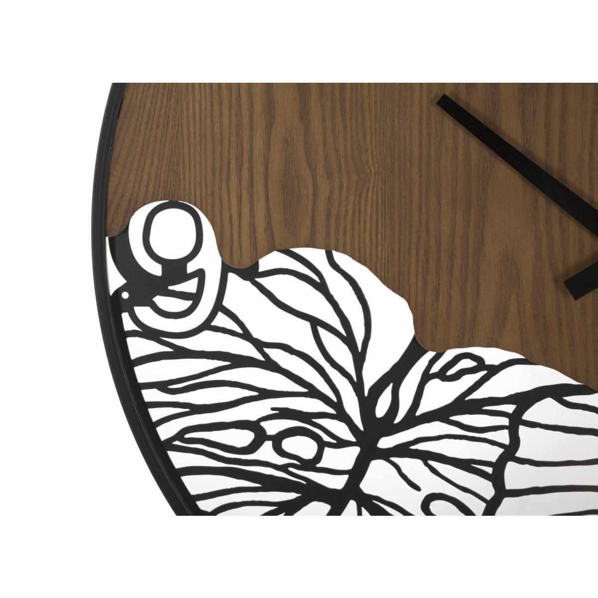 Orologio Muro Wood/Leaf cm.Ø60x2