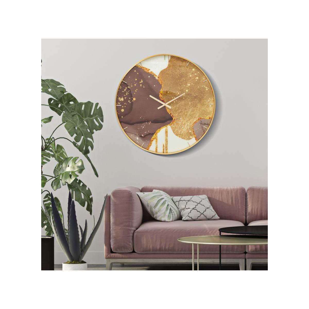 Orologio Muro Glass Glody cm.Ø80x5