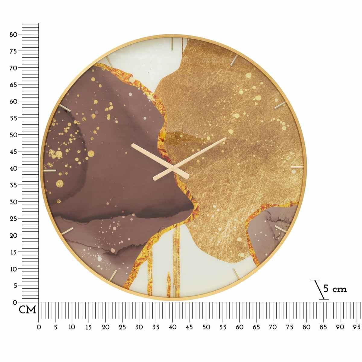 Orologio Muro Glass Glody cm.Ø80x5
