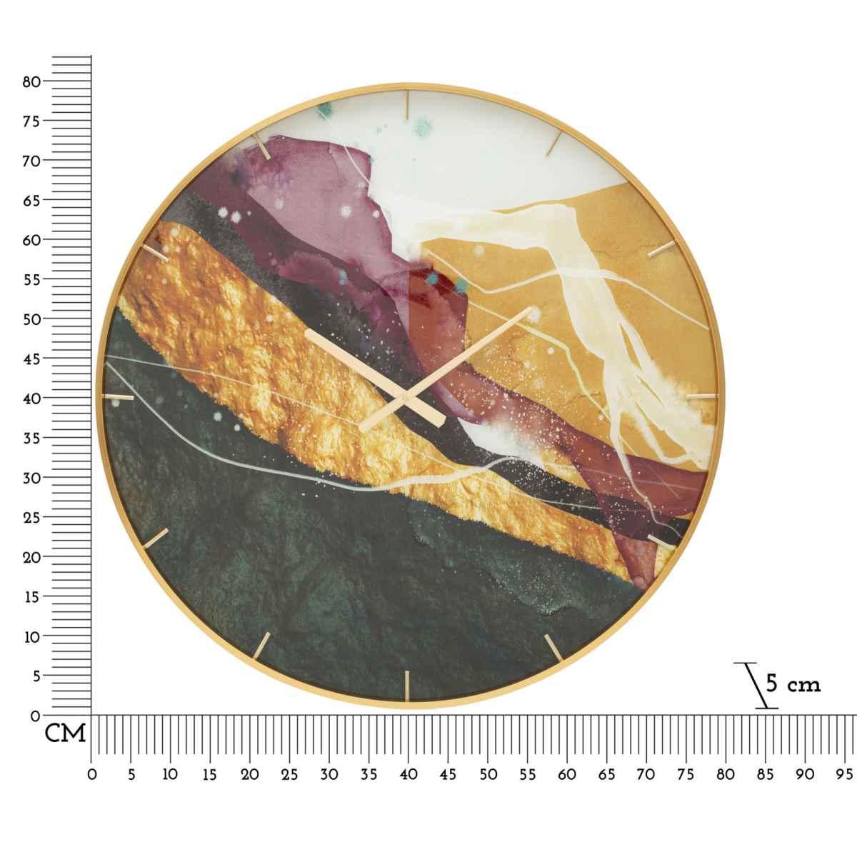 Orologio Muro Glass Mity cm.Ø80x5