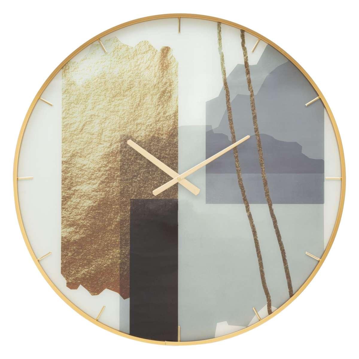 Orologio Muro Glass Motif cm.Ø80x5