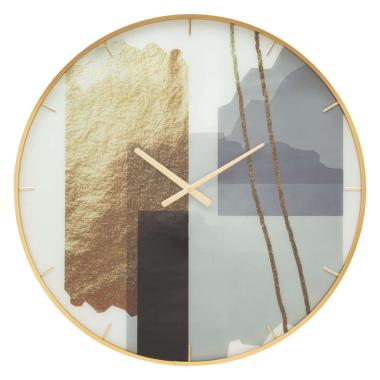 Orologio Muro Glass Motif cm.Ø80x5