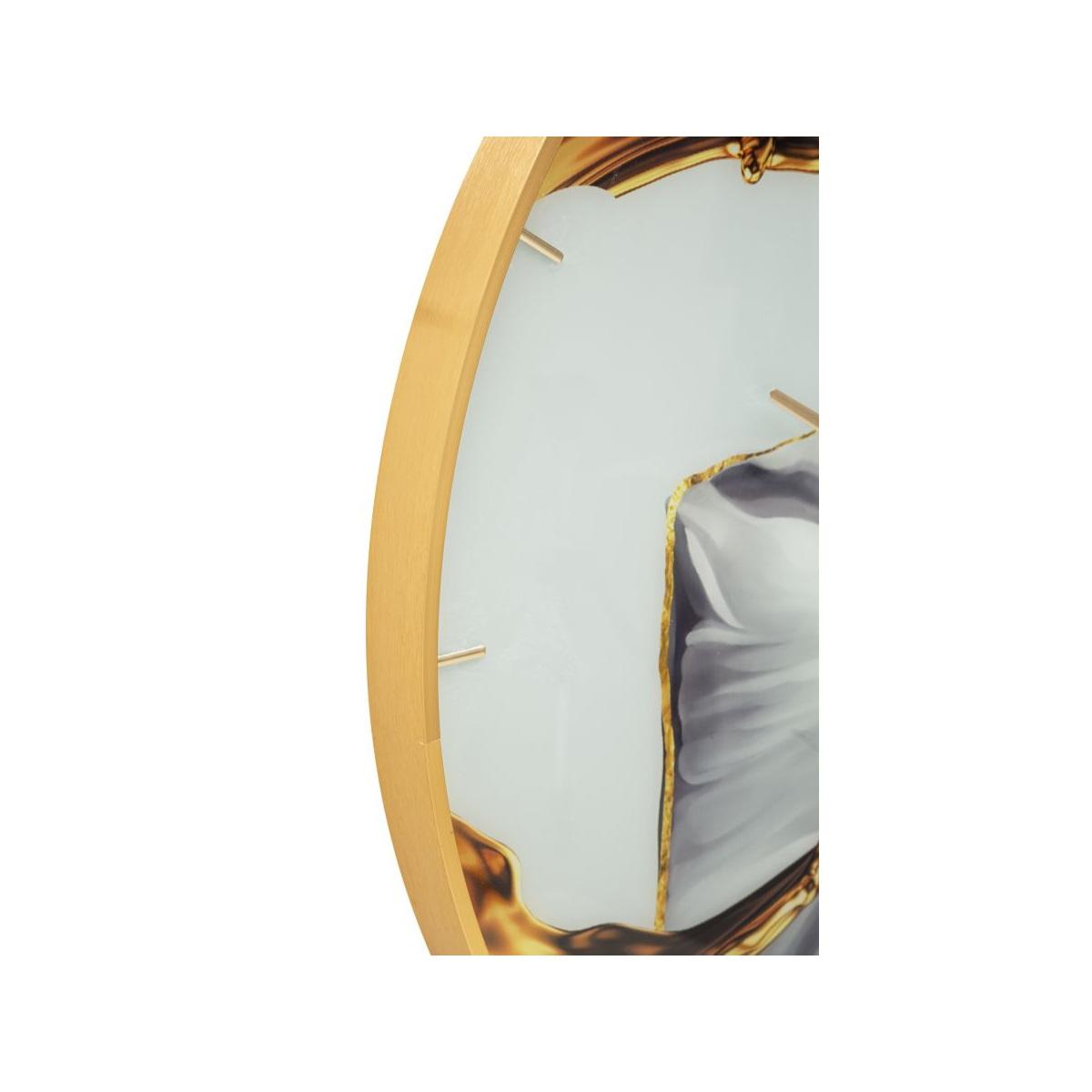 Orologio Muro Glass Rose cm.Ø80x5