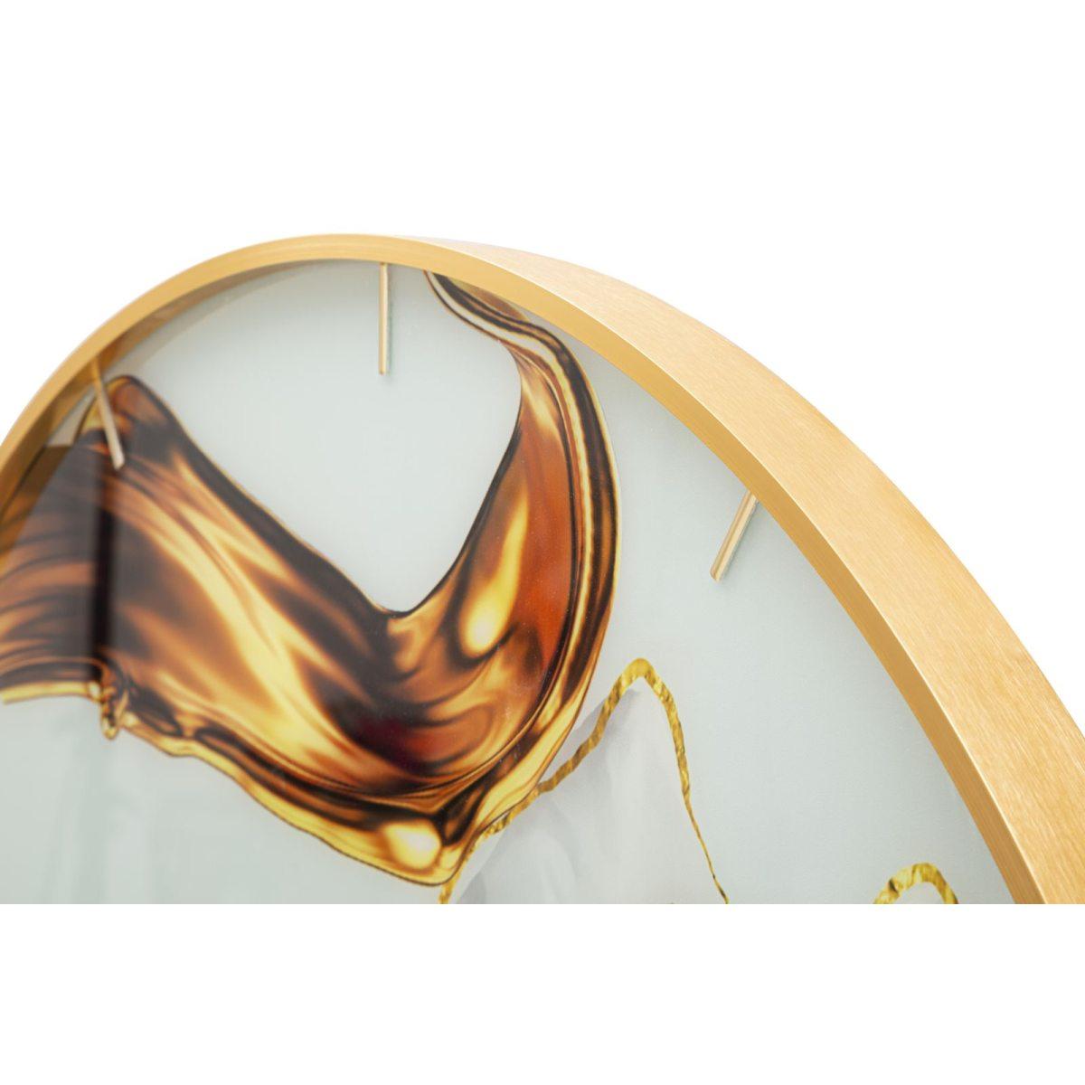 Orologio Muro Glass Rose cm.Ø80x5