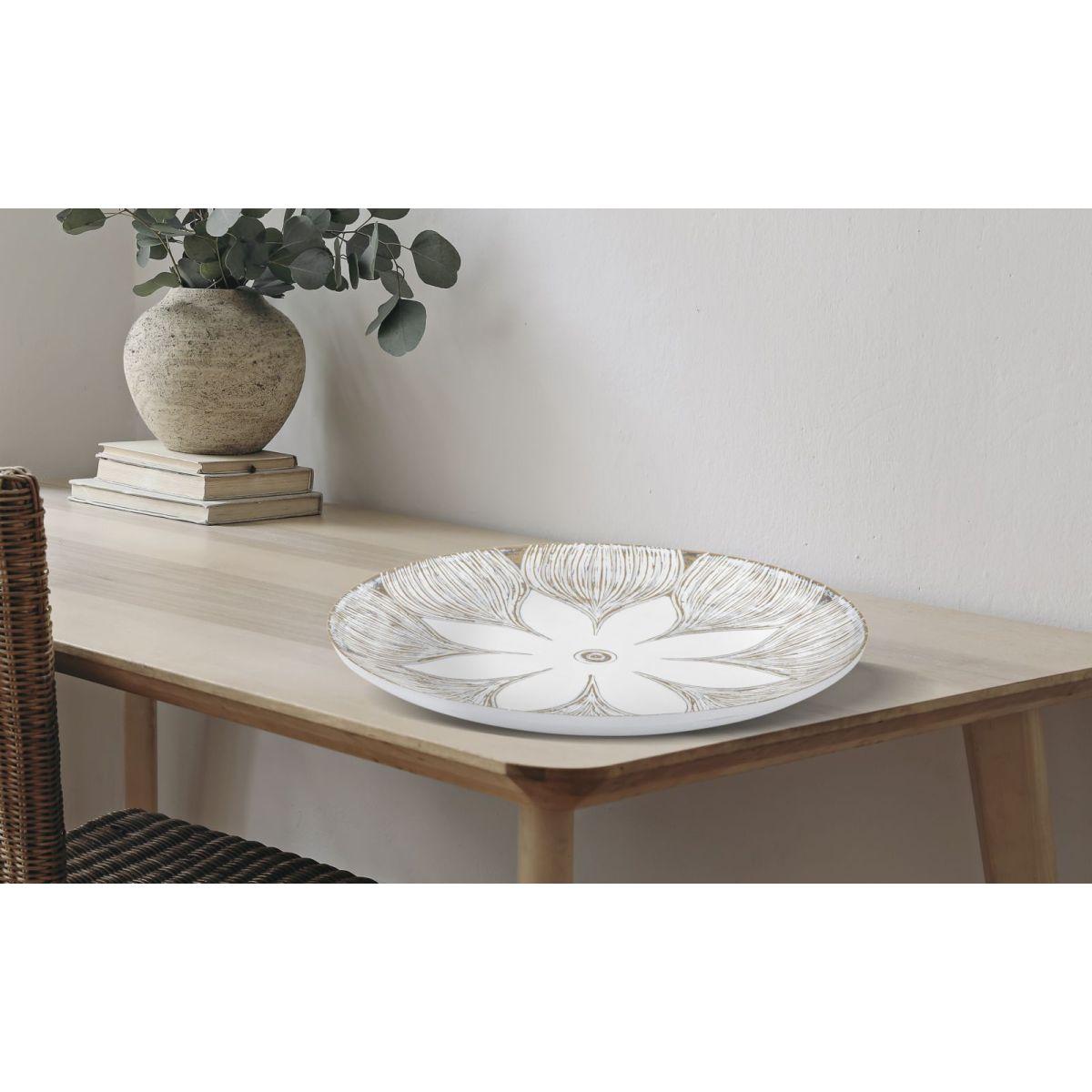 Piatto Svuota Tasche Resina Atene cm.Ø35,5x4,4