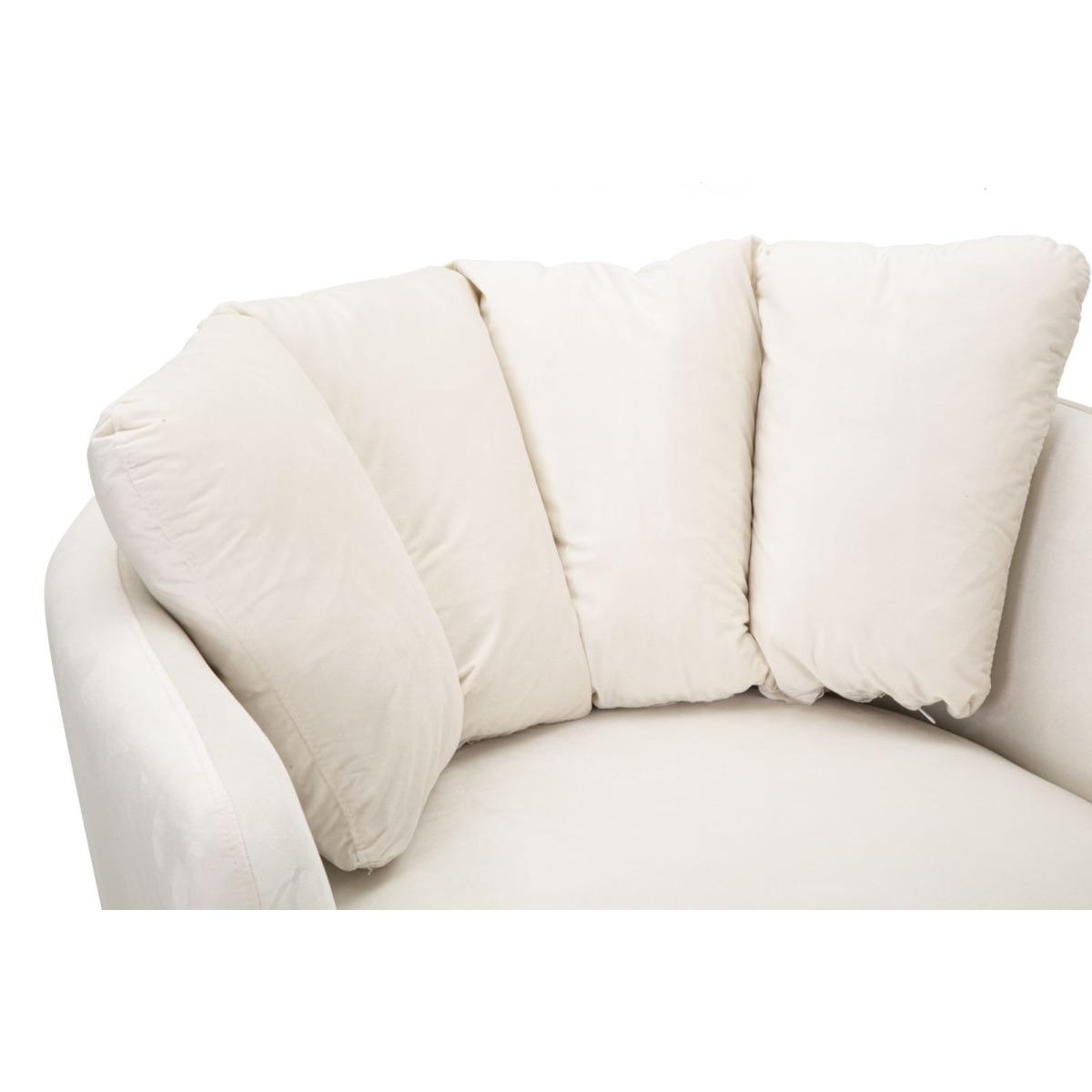 Poltrona Kiev Crema cm.88x77x74