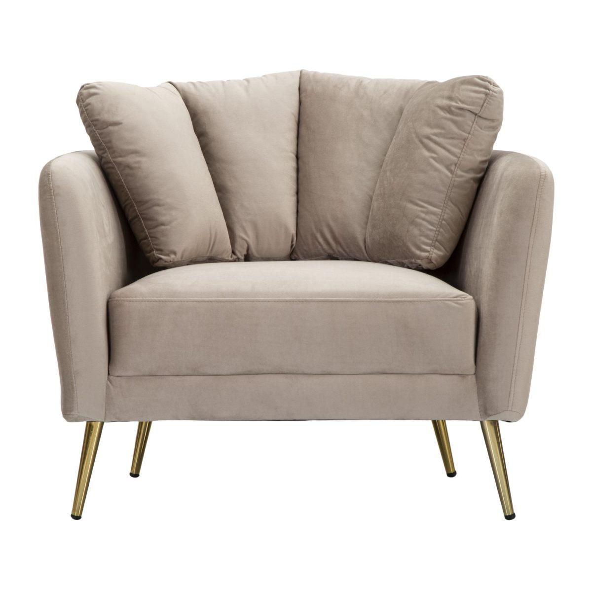 Poltrona Kiev Grigia cm.88x77x74