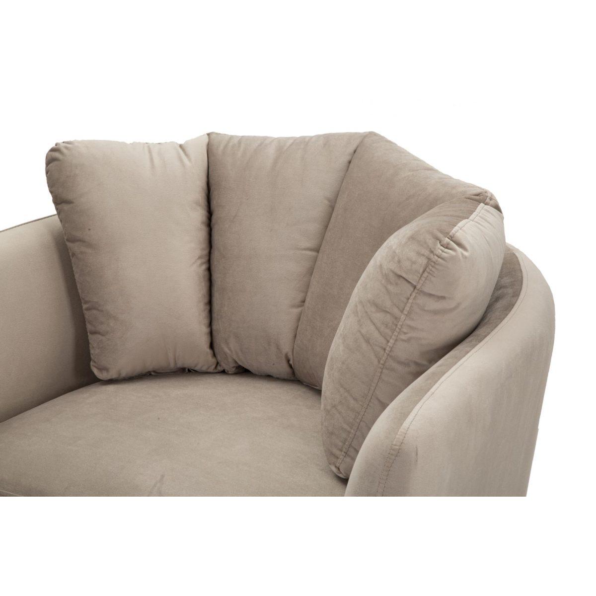 Poltrona Kiev Grigia cm.88x77x74