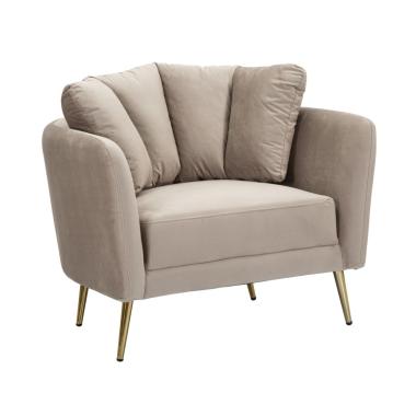 Poltrona Kiev Grigia cm.88x77x74