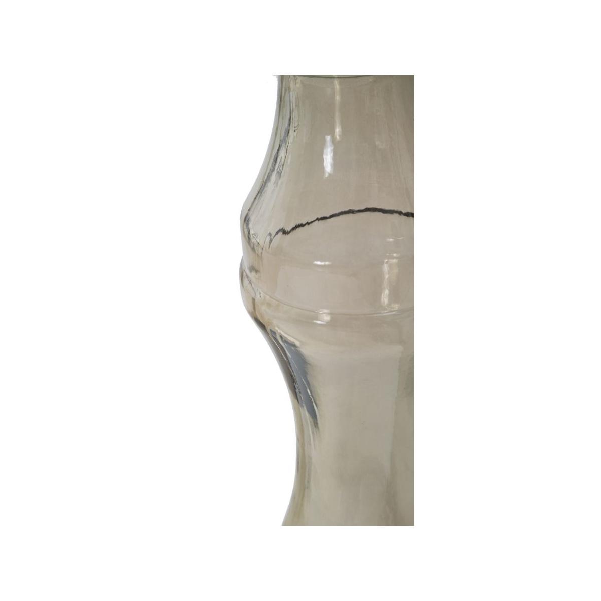 Portacandela Vetro Riciclato cm.Ø22x75 Made In Spain