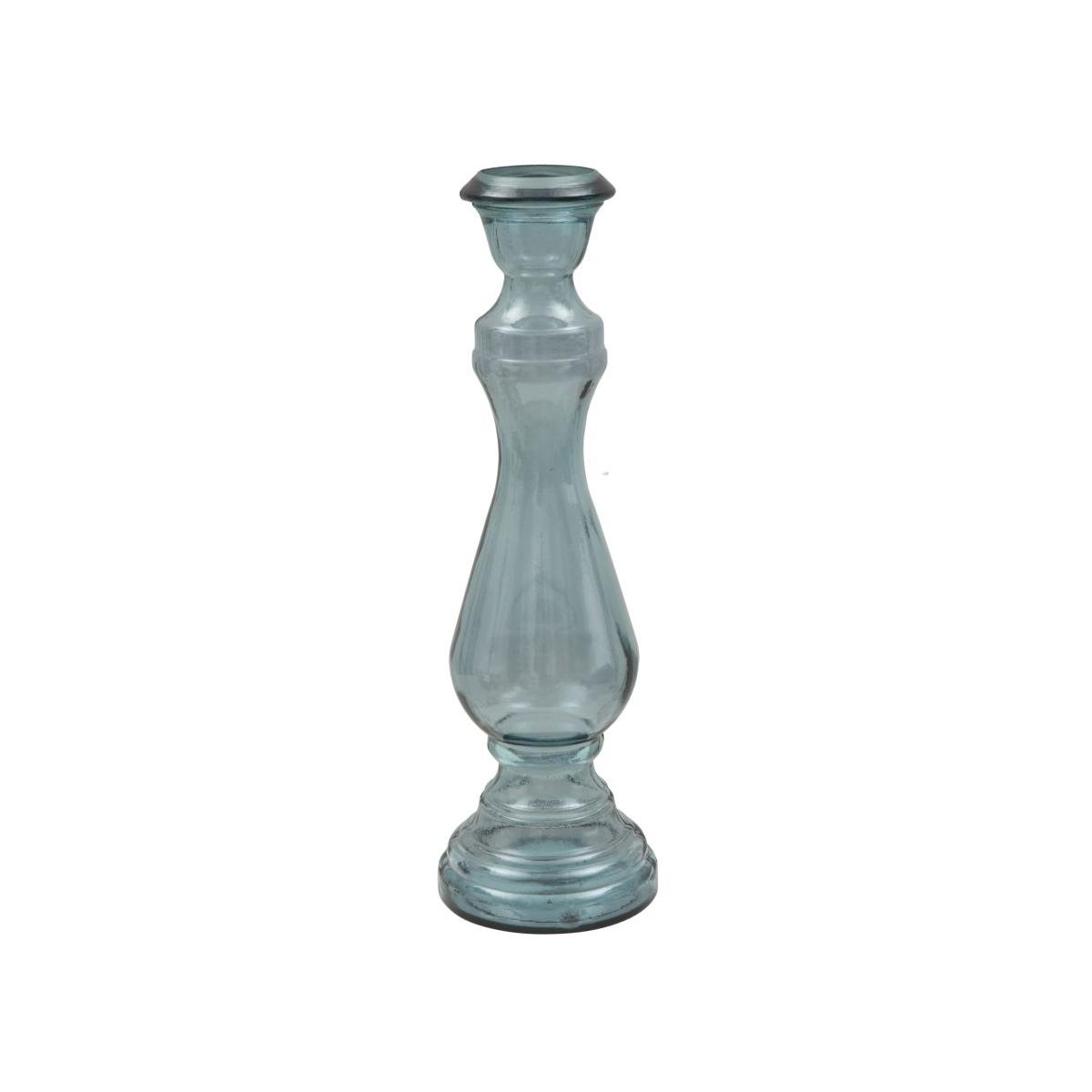Portacandela Vetro Riciclato Light cm.Ø17x55 Made In Spain