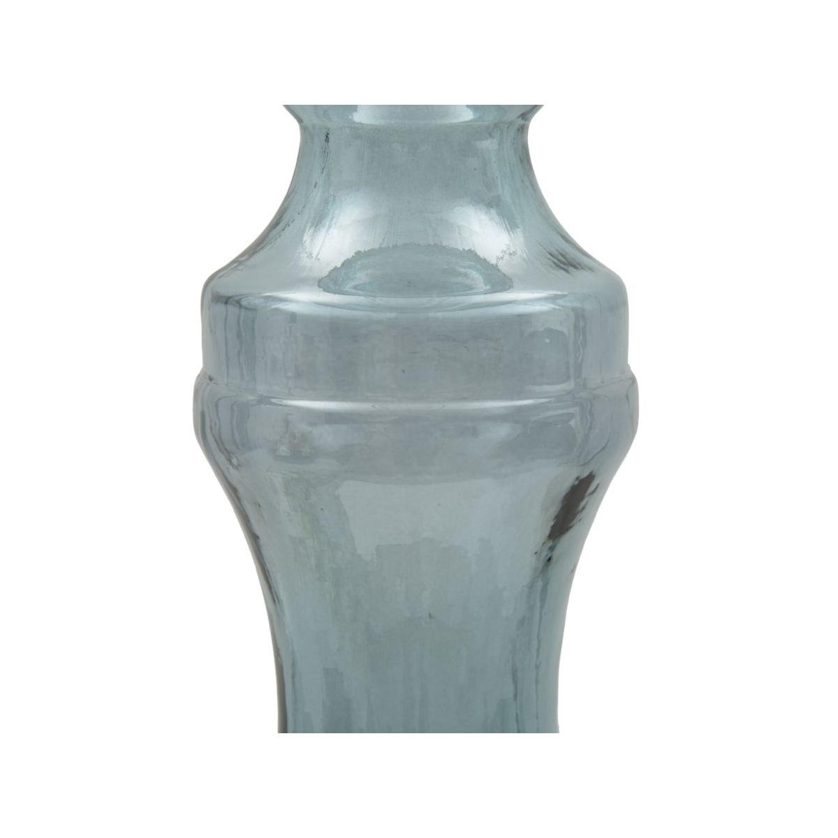 Portacandela Vetro Riciclato Light cm.Ø17x55 Made In Spain