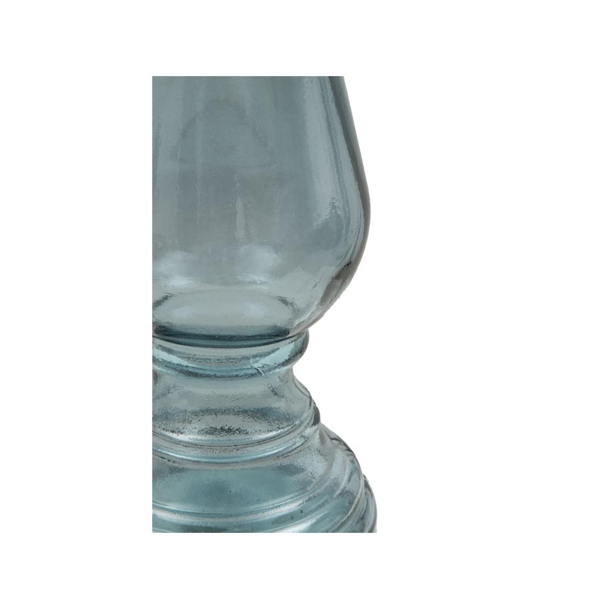 Portacandela Vetro Riciclato Light cm.Ø17x55 Made In Spain