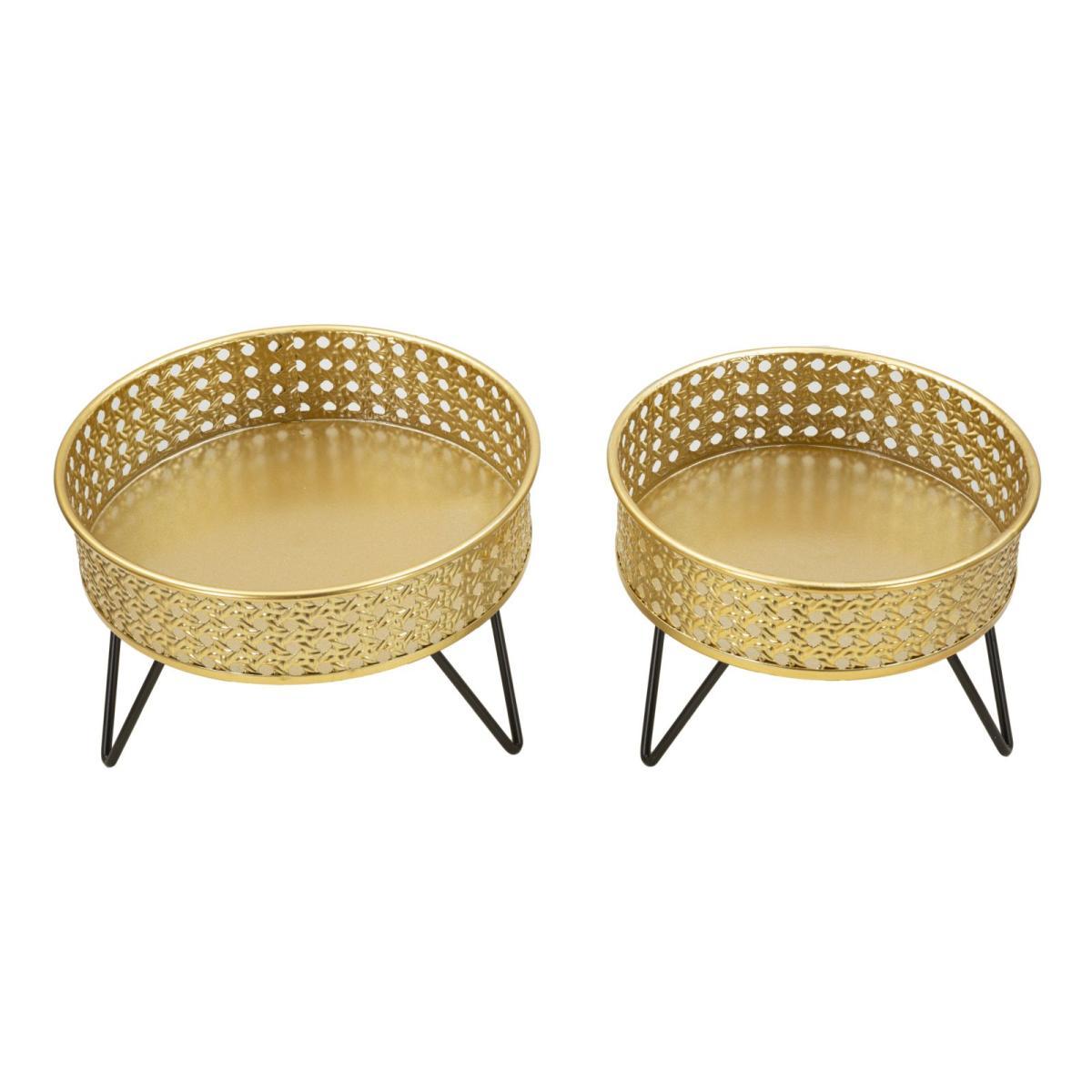 Porta Vasi Bossy Coppia cm.Ø20,5x13-18x13