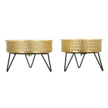 Porta Vasi Bossy Coppia cm.Ø20,5x13-18x13