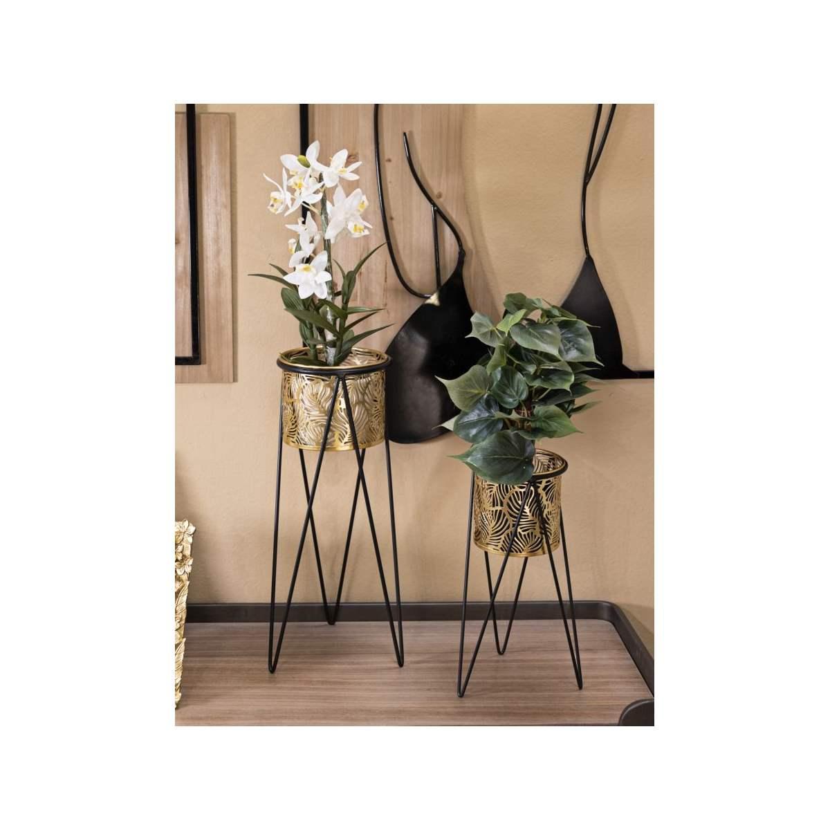 Porta Vasi Drak Coppia cm.21x20x46-18x18x32