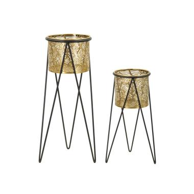 Porta Vasi Drak Coppia cm.21x20x46-18x18x32