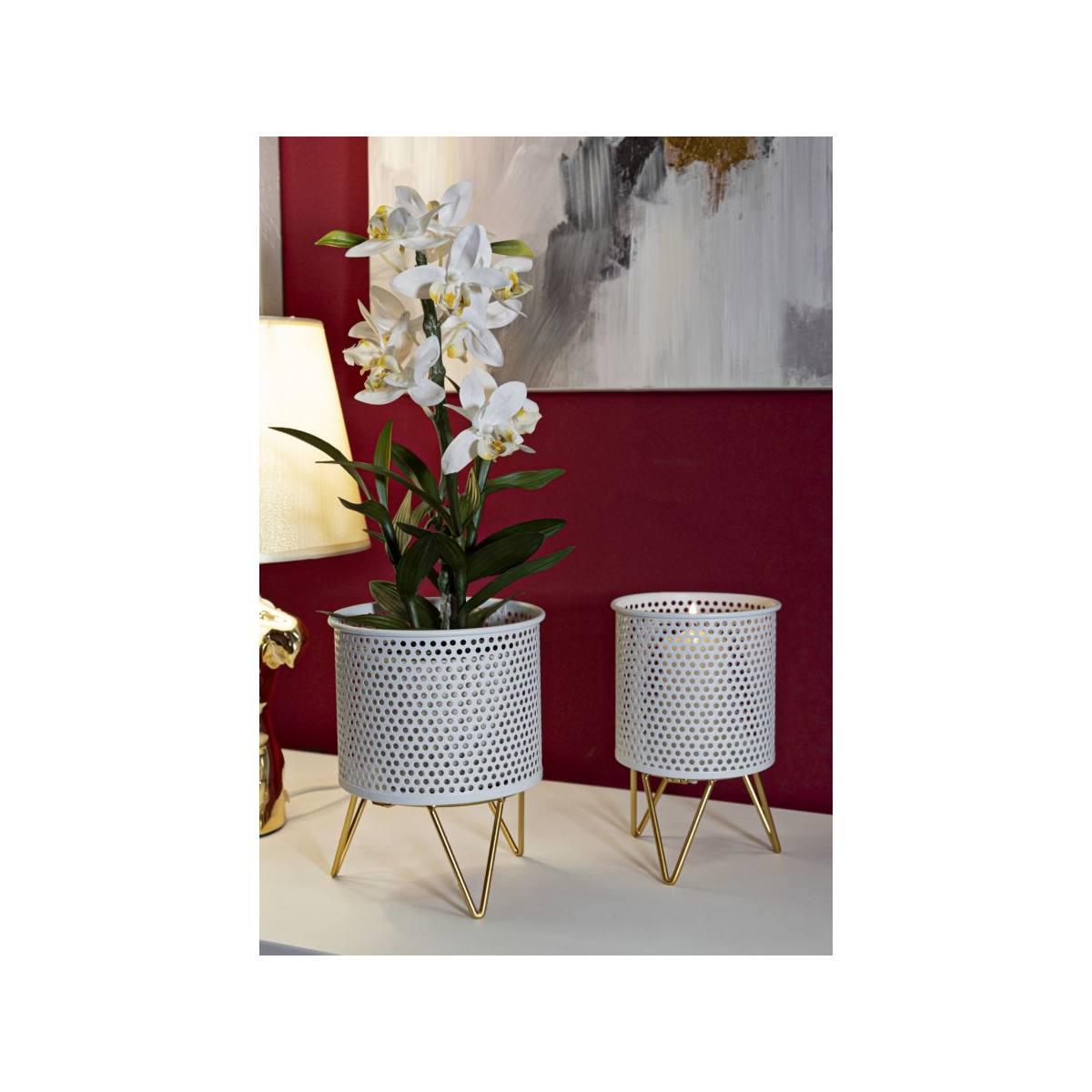 Porta Vasi Gaspy Coppia cm.Ø16x20-13x20