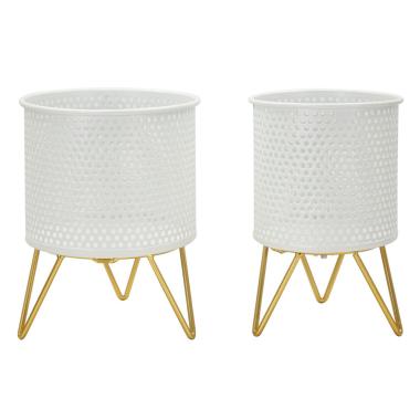 Porta Vasi Gaspy Coppia cm.Ø16x20-13x20