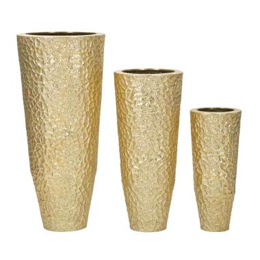 Porta Vasi Glasy Tris cm.Ø50,8x114,9-40x92,7-29,8x70,5