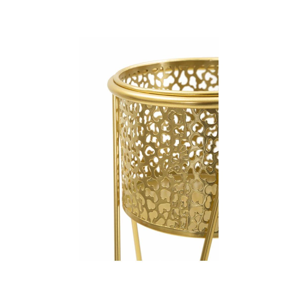 Porta Vasi Glod Coppia cm.21x20x46-18x18x32