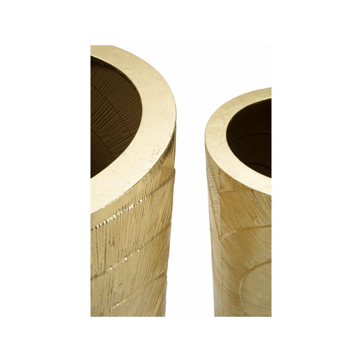 Porta Vasi Goldely Tris cm.Ø50,8x114,9-40x92,7-29,8x70,5