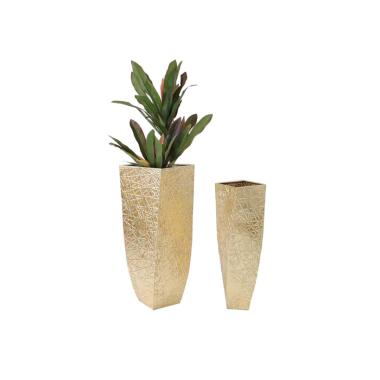 Porta Vasi Squer Coppia cm.34x34x90-25x25x78