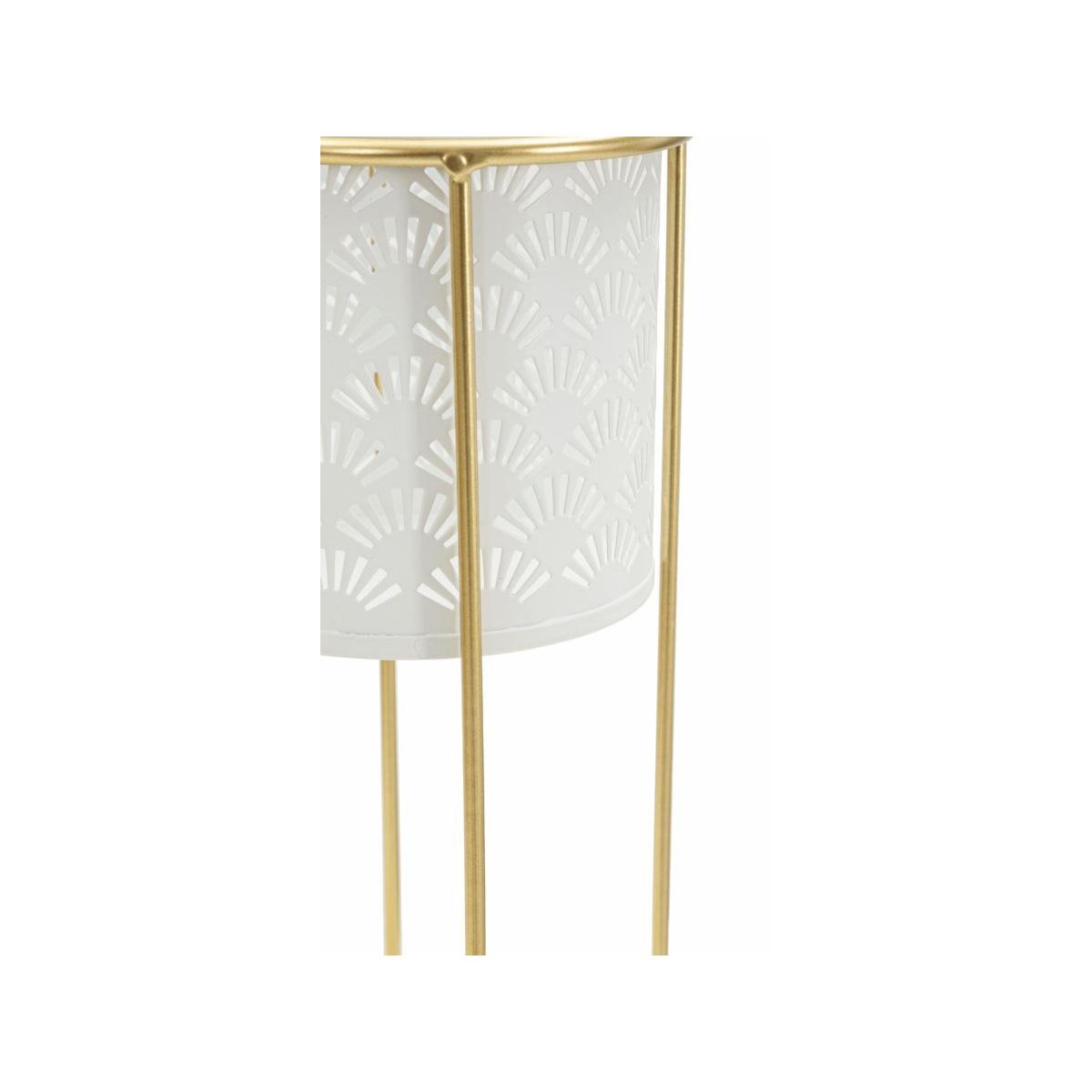 Porta Vasi Whity Coppia cm.Ø17x46-14x34