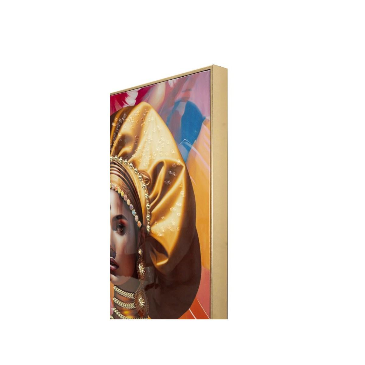 Quadro Dipinto Tela Con Cornice Samira Mod.B cm.72x4,5x102