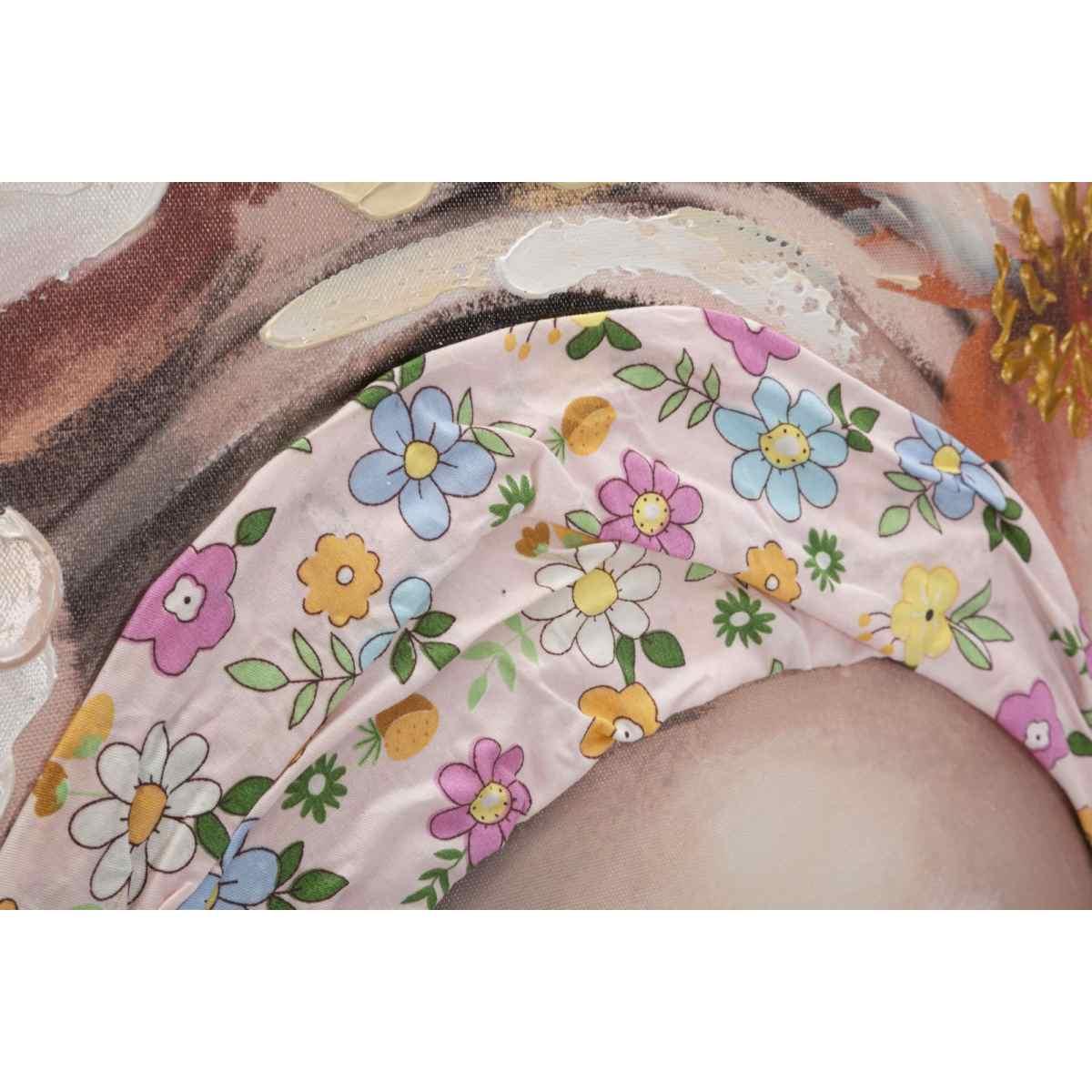 Quadro Dipinto Tela Naomi Mod.A cm.100x3x100