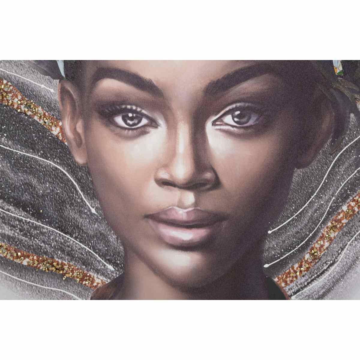 Quadro Dipinto Tela Naomi Mod.B cm.100x3x100