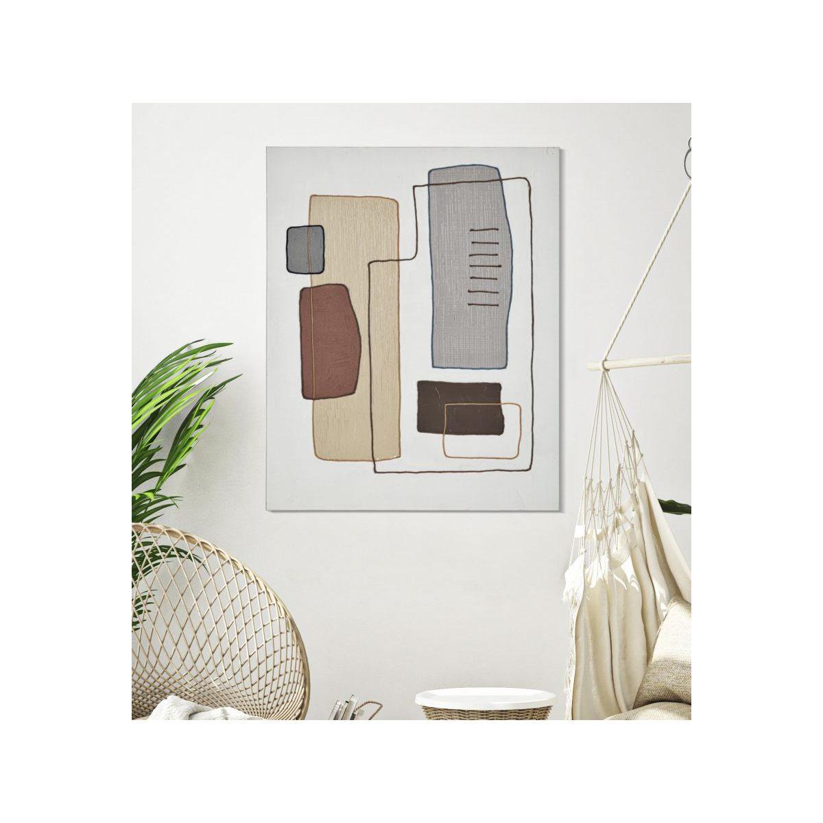 Quadro Dipinto Tela Paint Mod.B cm.80x2,8x100