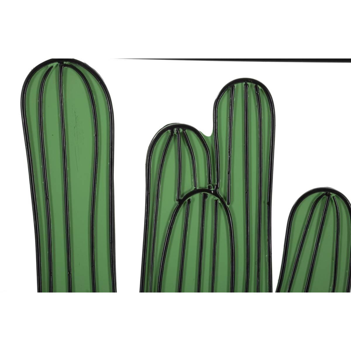 Quadro Pannello Da Muro Cactus cm.60x1,3x33