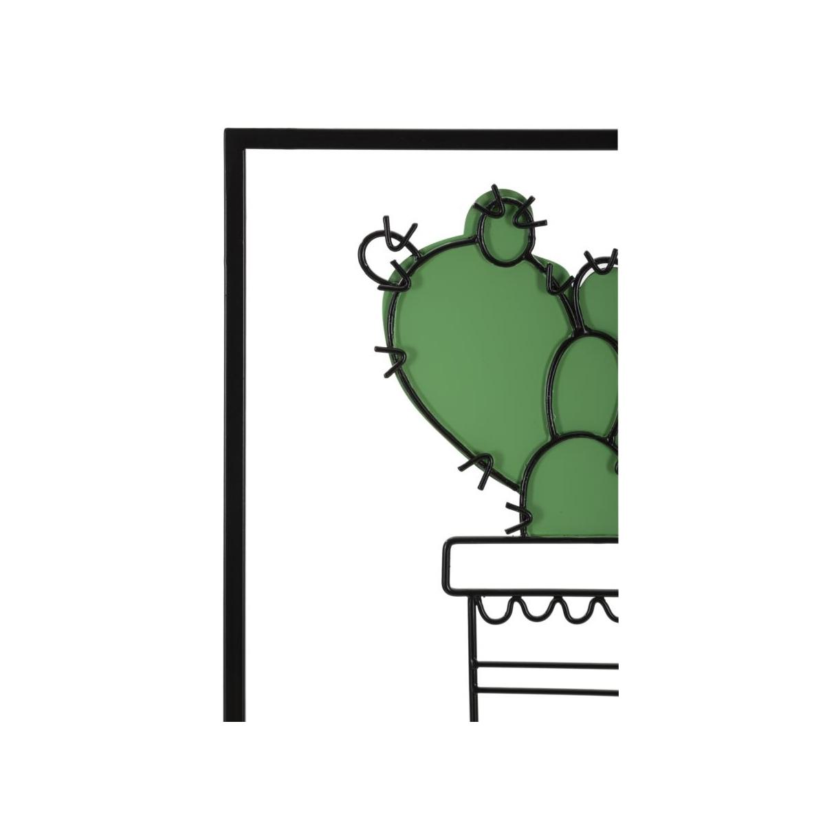 Quadro Pannello Da Muro Cactus Set pz.3 cm.33x1,3x46,5 cm.33x1,3x33