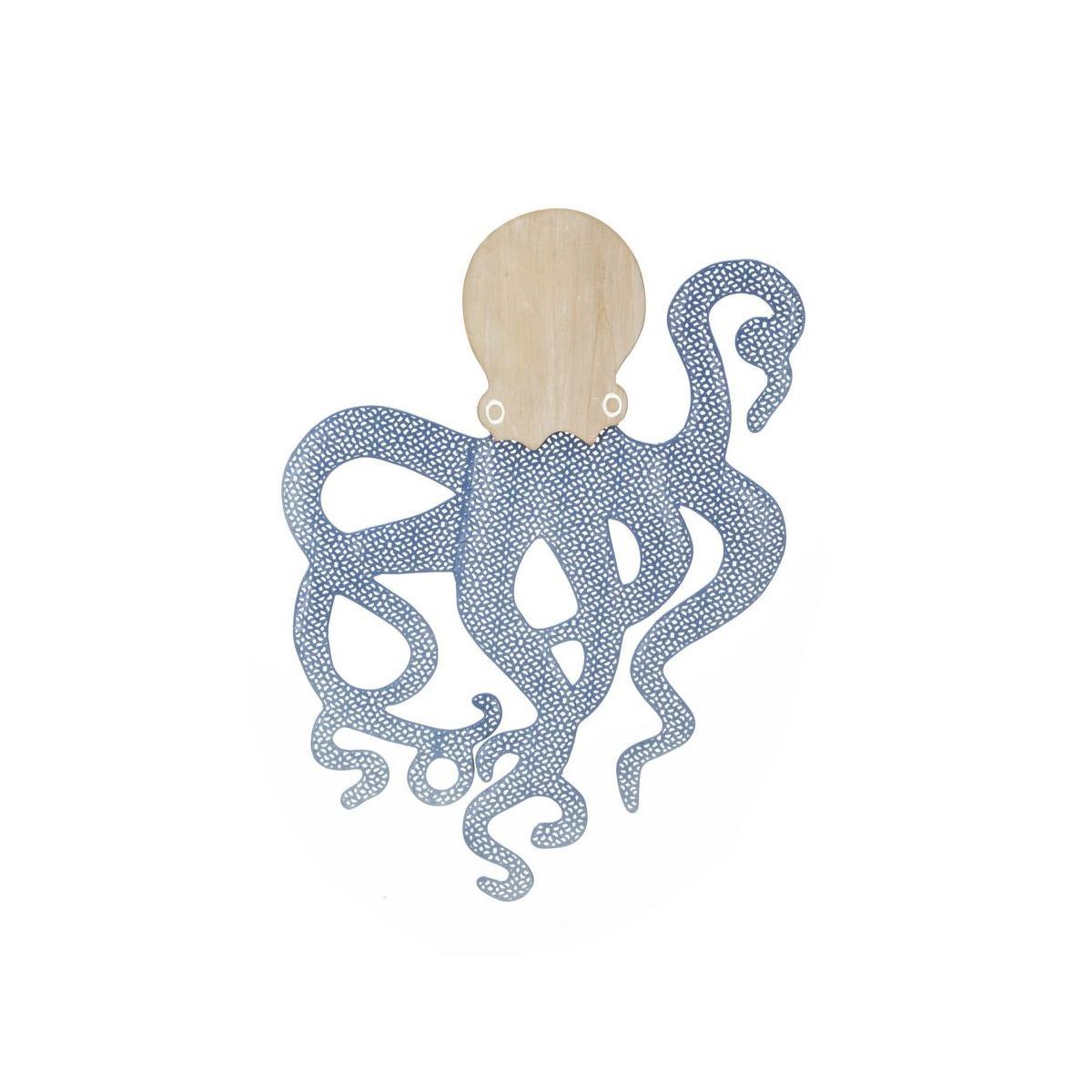 Quadro Pannello Da Muro Octopus cm.41x1,5x57