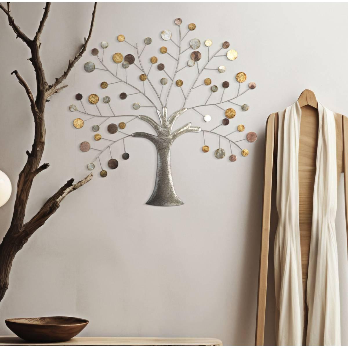 Quadro Pannello Tree cm.88x2,5x88