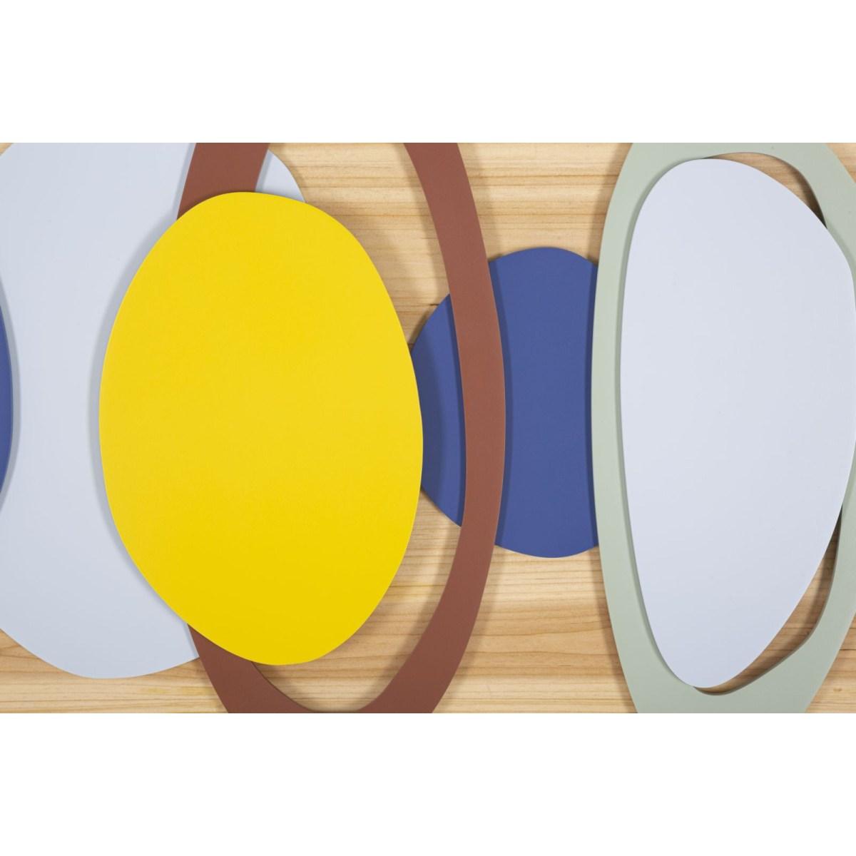 Quadro Pannello Da Muro Wood Color cm.80x2,5x50