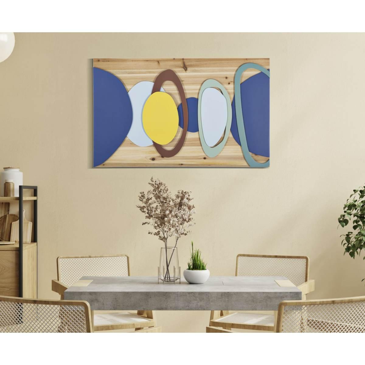Quadro Pannello Da Muro Wood Color cm.80x2,5x50