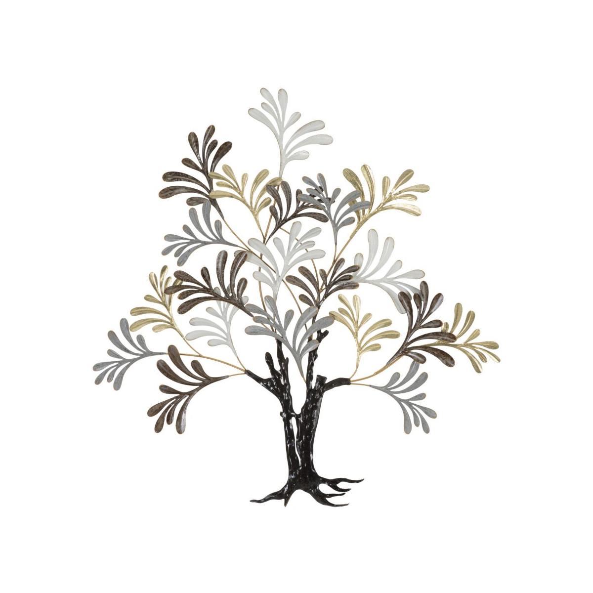 Quadro Pannello In Ferro Albero Lixy cm.97,2x8,9x100,3