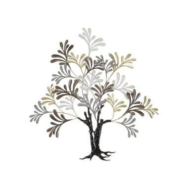 Quadro Pannello In Ferro Albero Lixy cm.97,2x8,9x100,3