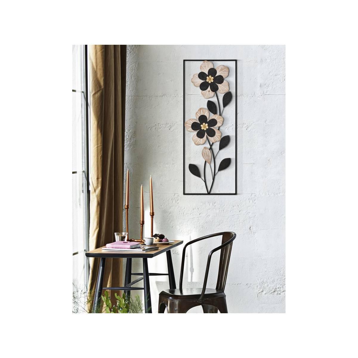 Quadro Pannello In Ferro E Legno Divaker Mod.-Bmod.-cm.27x2,5x70