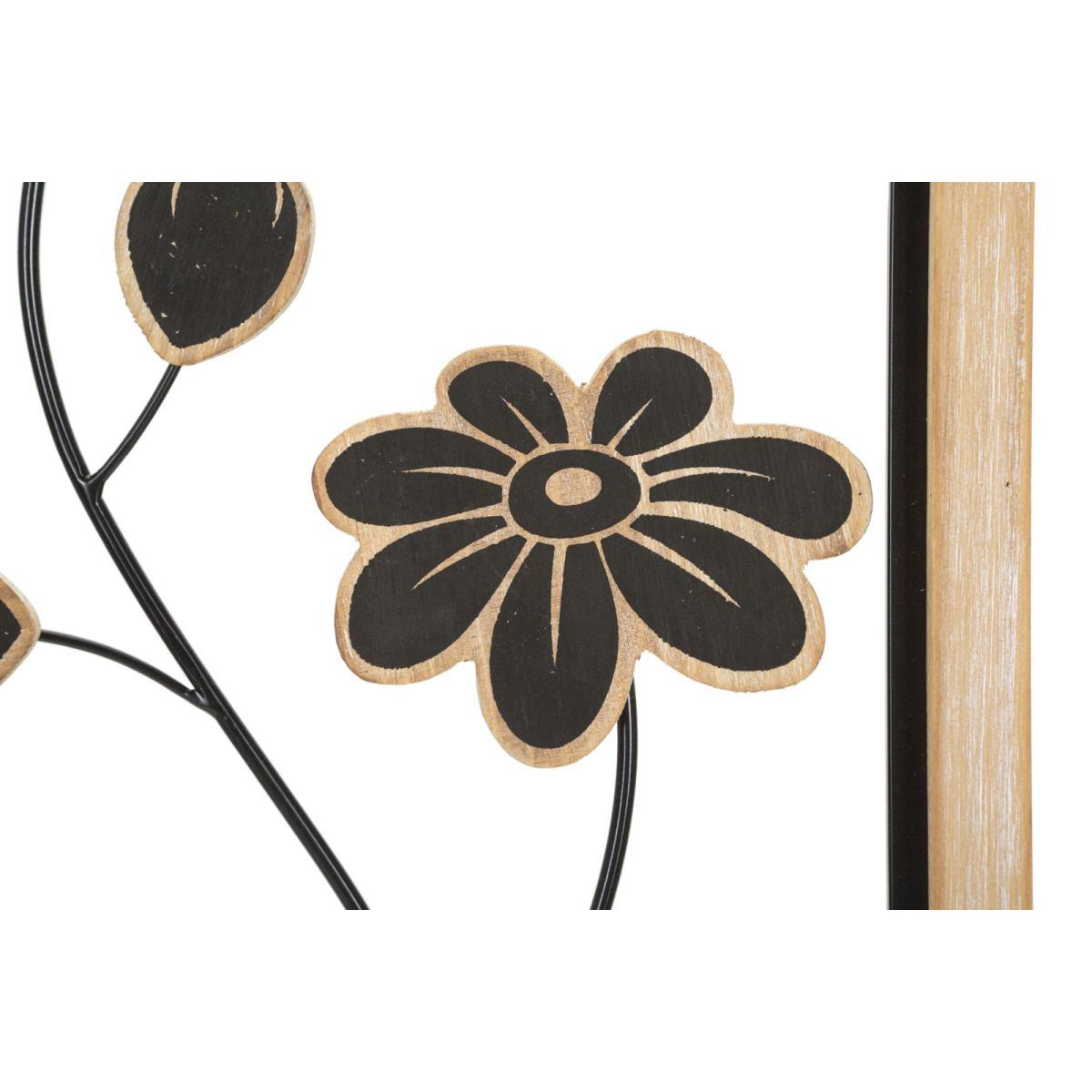 Quadro Pannello In Ferro E Legno Girish Mod.B cm.30x2,5x60