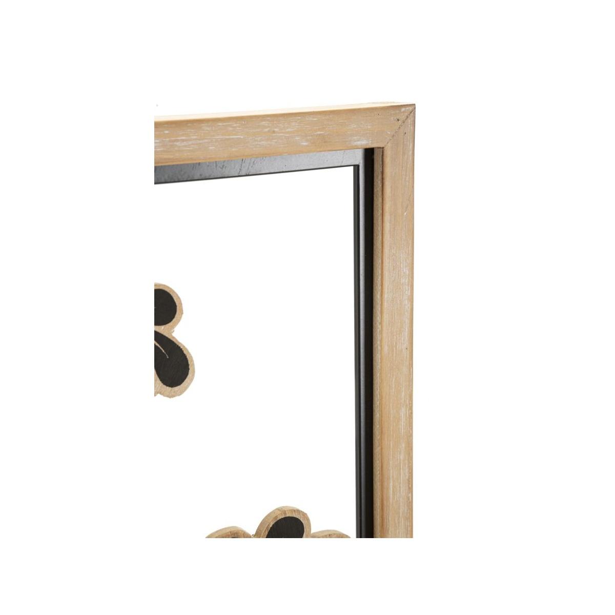 Quadro Pannello In Ferro E Legno Girish Mod.B cm.30x2,5x60