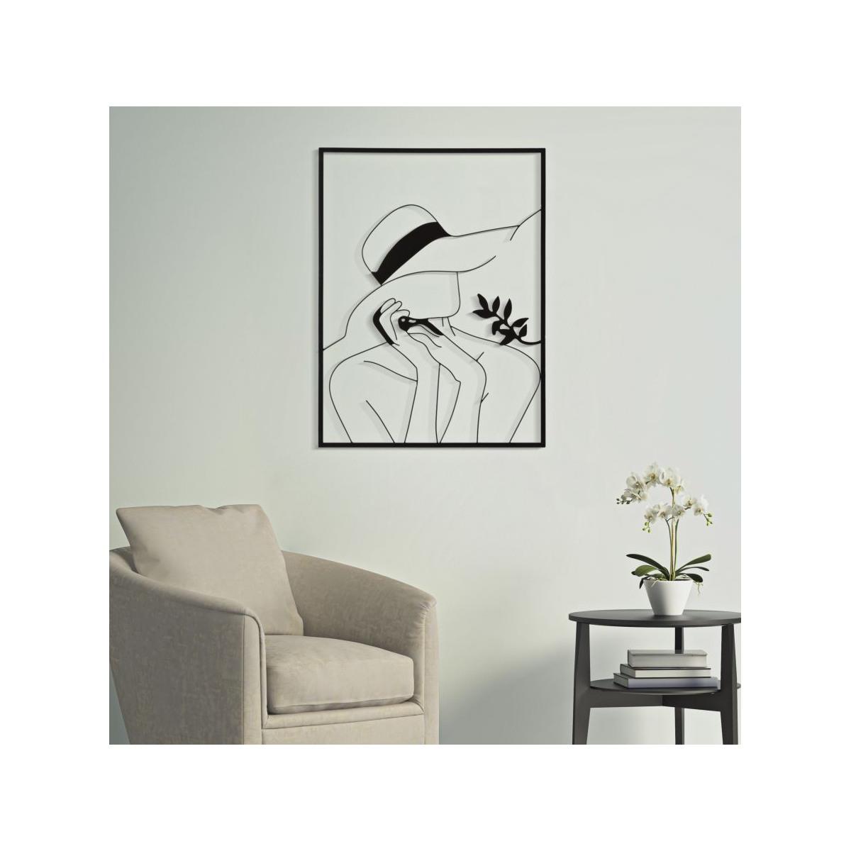 Quadro Pannello In Ferro Elegant Mod.B cm.60x1x80