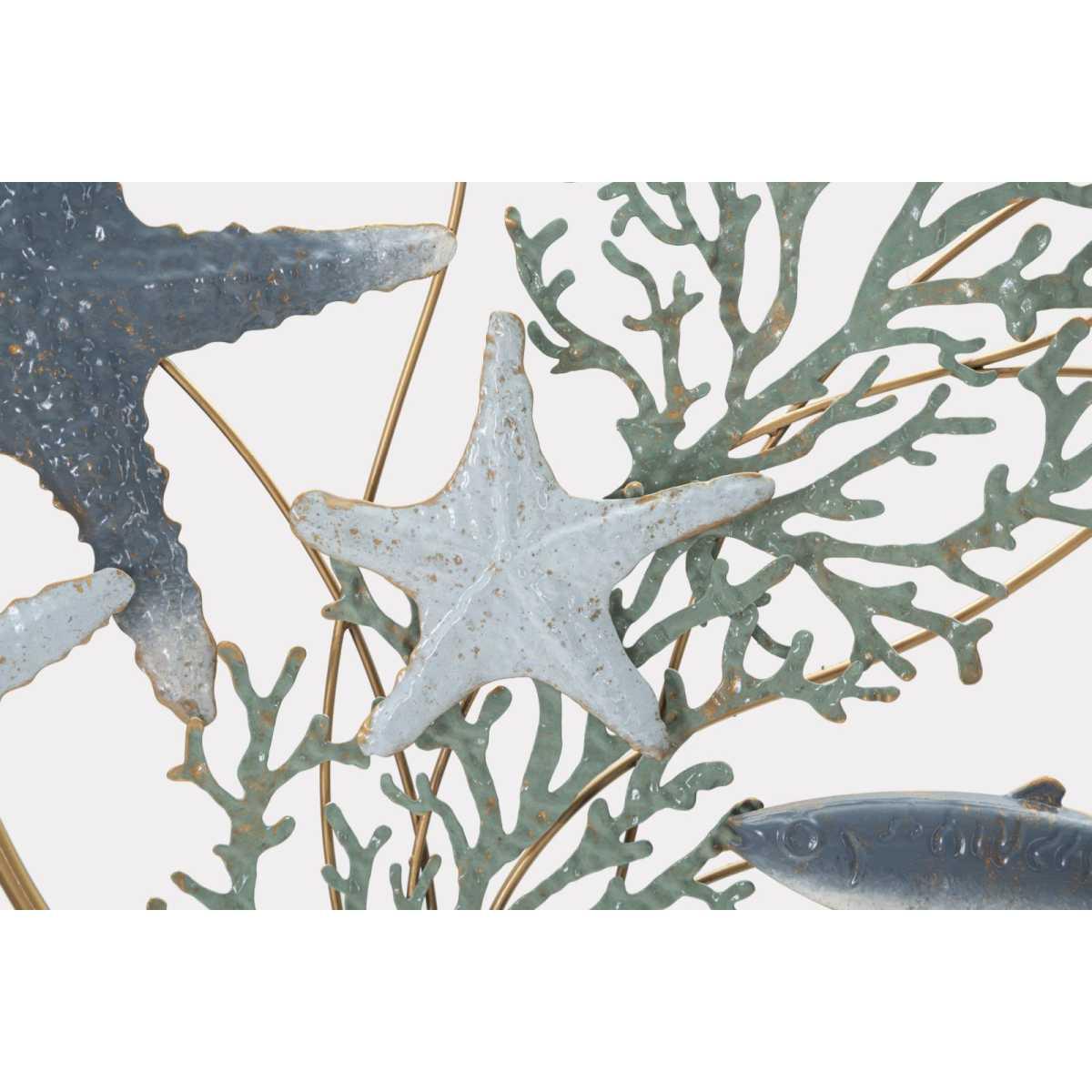 Quadro Pannello In Ferro Stella Marina cm.95,3x5x53,3