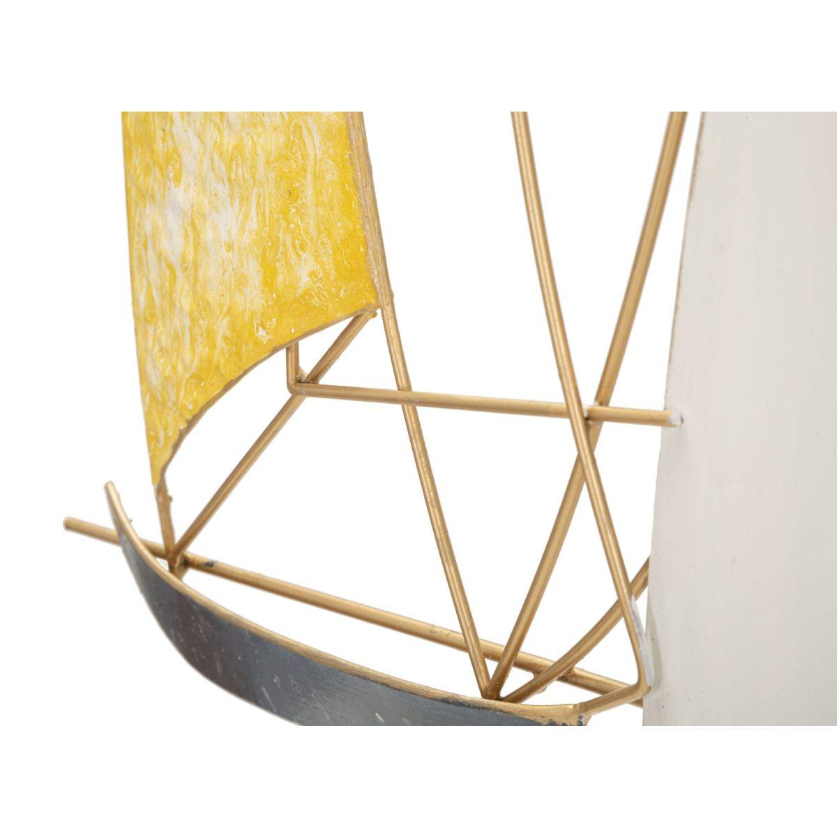 Quadro Pannello In Ferro Vela Color cm.78,7x3,8x97,8