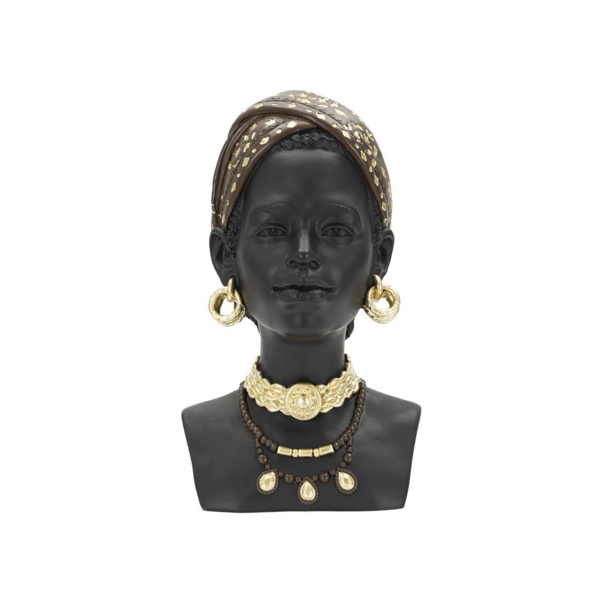 Scultura Donna Masai cm.19x18,5x30