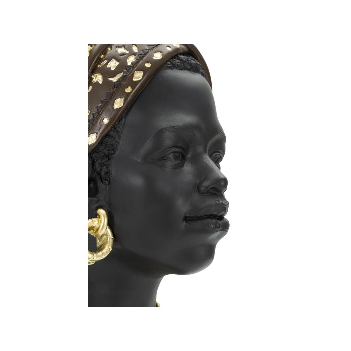 Scultura Donna Masai cm.19x18,5x30