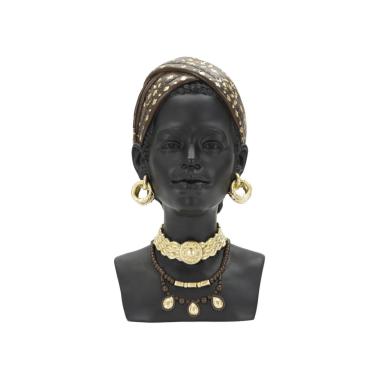 Scultura Donna Masai cm.19x18,5x30